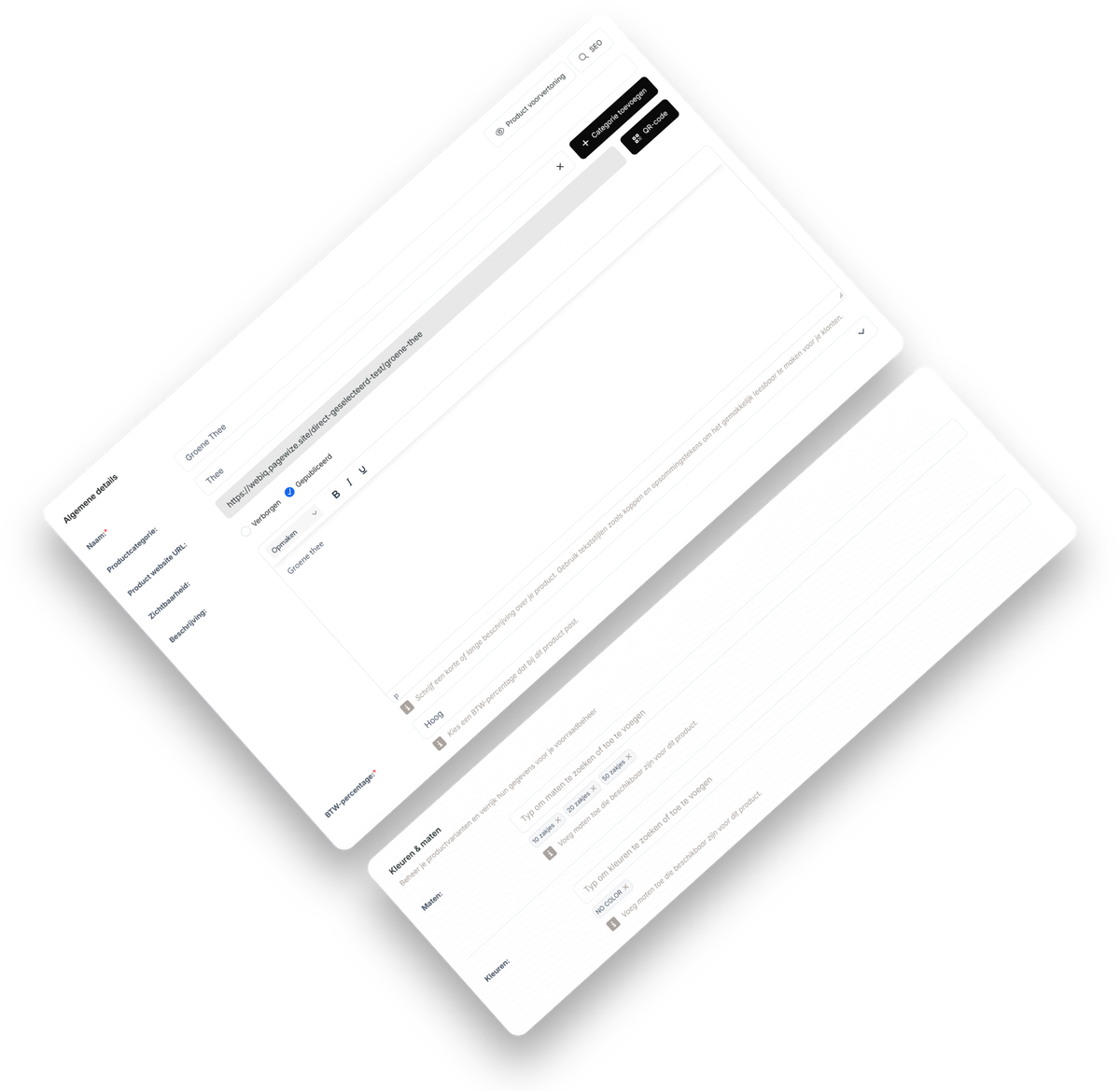 Sell your products online with a fully featured online store
